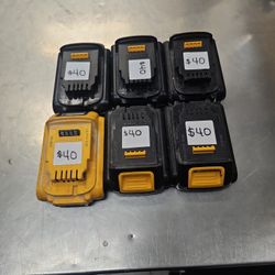 Dewalt Batteries 