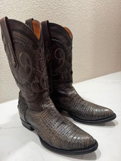 CUADRA Caiman Belly Boots Gray