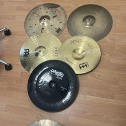 Lot Of Used/Cracked Cymbals