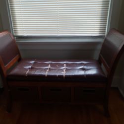 antique bench 