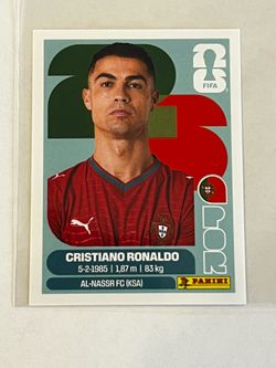 Panini Cristiano Ronaldo Mint