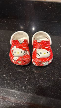 Hello Kitty Crocs For Girl Size 5