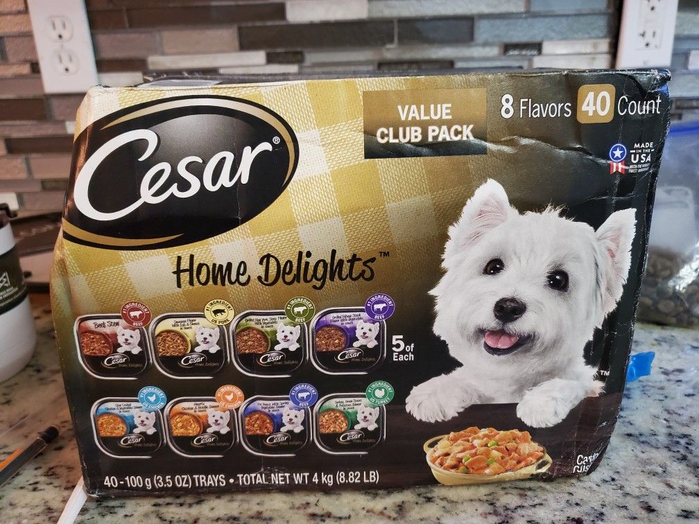 Cesar Dog Food ...40 Count -Unopened. Retail $71