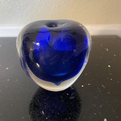 Cobalt Blue Paperweight 2.5”