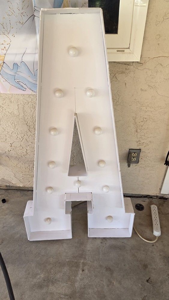 Large Light Up Letter A