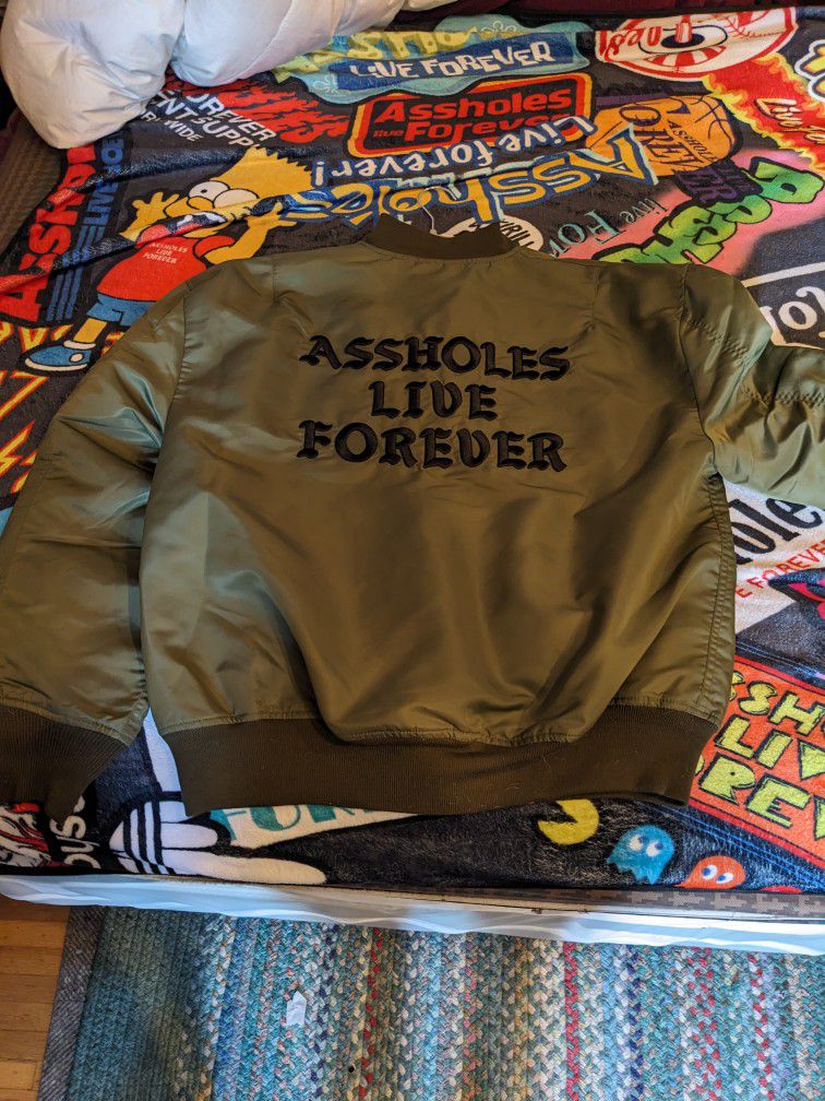 Assholes Live Forever Bomber Jacket