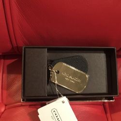 COACH - Key Chain Gold / Black