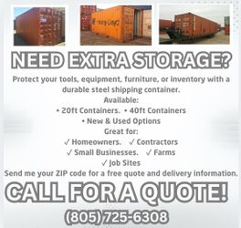 Shipping Container 20ft & 40ft