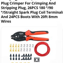  Spark Plug Wire Crimping Tool Kit
