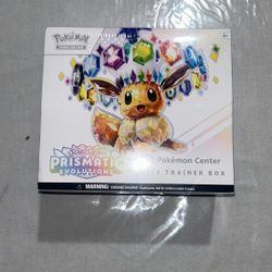 Prismatic Evolutions Pokemon Center Exclusive Elite Trainer Box ETB SEALED