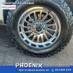 : "Massive inventory of wheels and tires in stock! From 17s to 26s, we have the sizes you need for trucks, SUVs, and sports cars. No wait times, just 