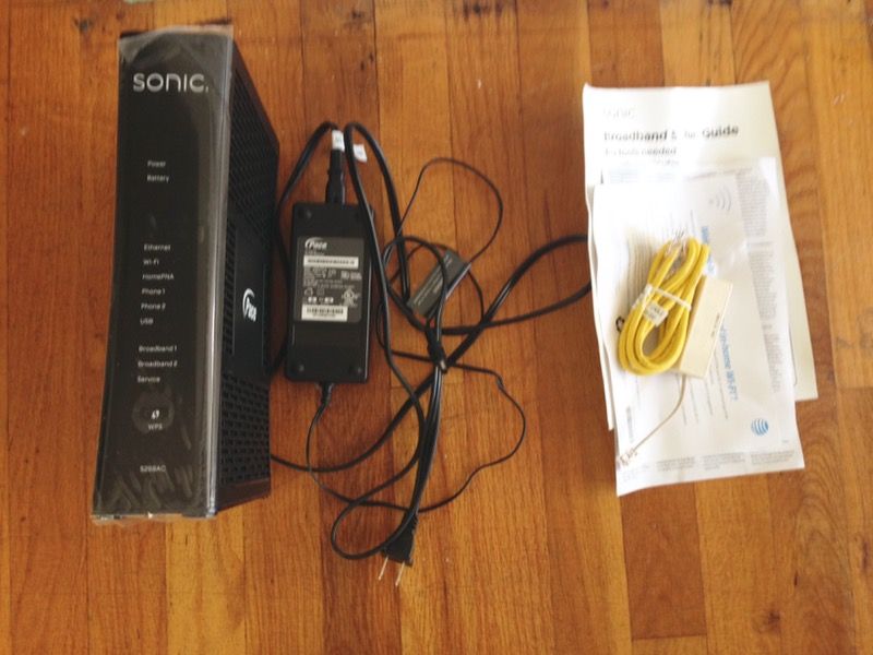 Sonic Pace ATT 5268AC FXN DSL modem