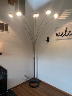 Vintage Nickel Lamp