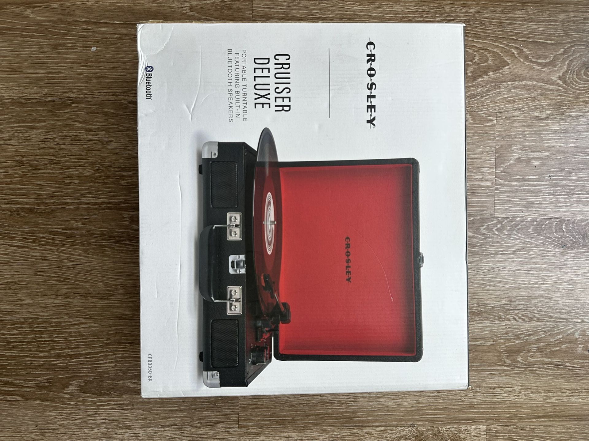 3-Speed Portable Turntable ( Crosley Cruiser Deluxe) Black