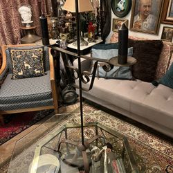 Tall Old Iron  Candleabra 
