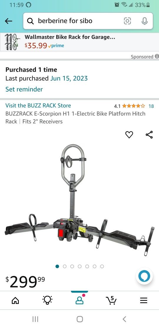 Electric bicycle Car Carrier / rack