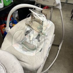 Baby Swing With Bassinet Attachment
