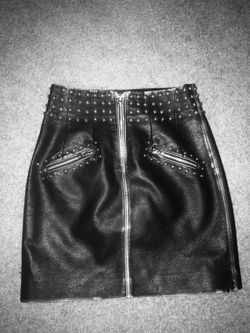 Leather skirt Top shop