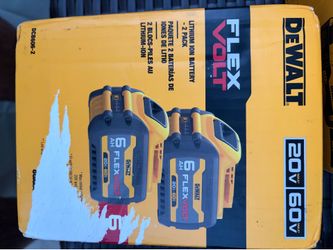 Dewalt batteries/ 6ah/ flex
