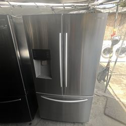 Samsung French Door Stainless Steel Fridge We Deliver And Install👨🏻‍🔧🚚