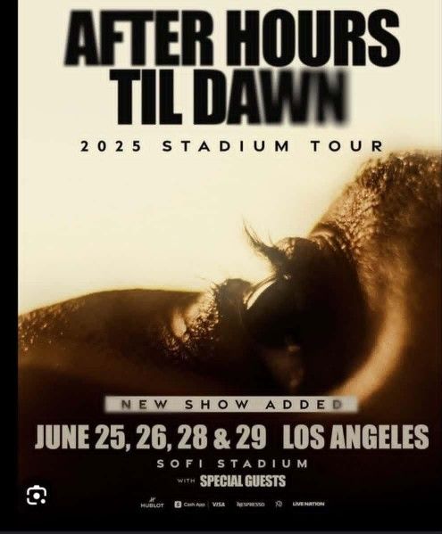 The Weeknd After Hours Tour