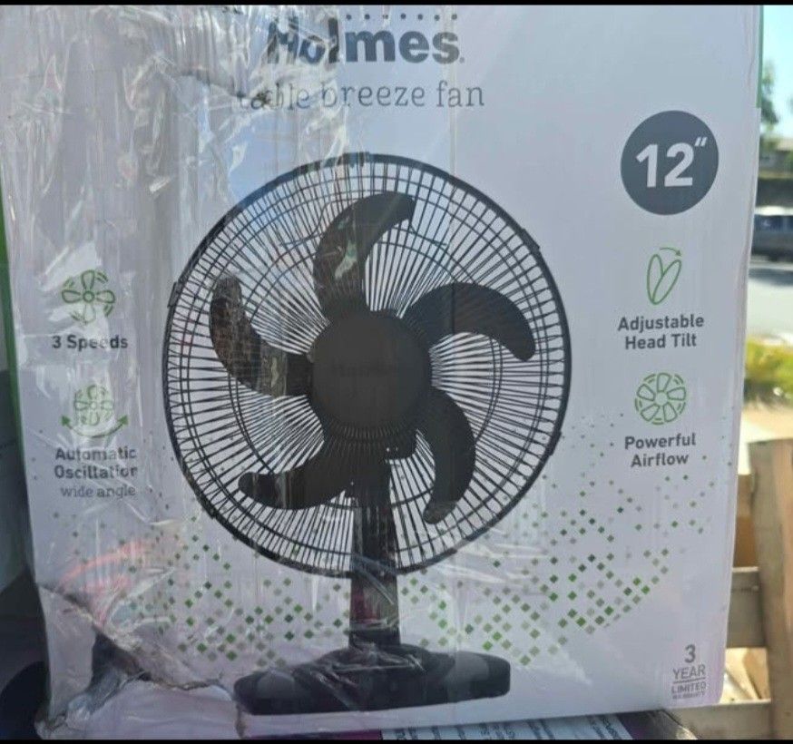 Holmes table breeze fan 12"
