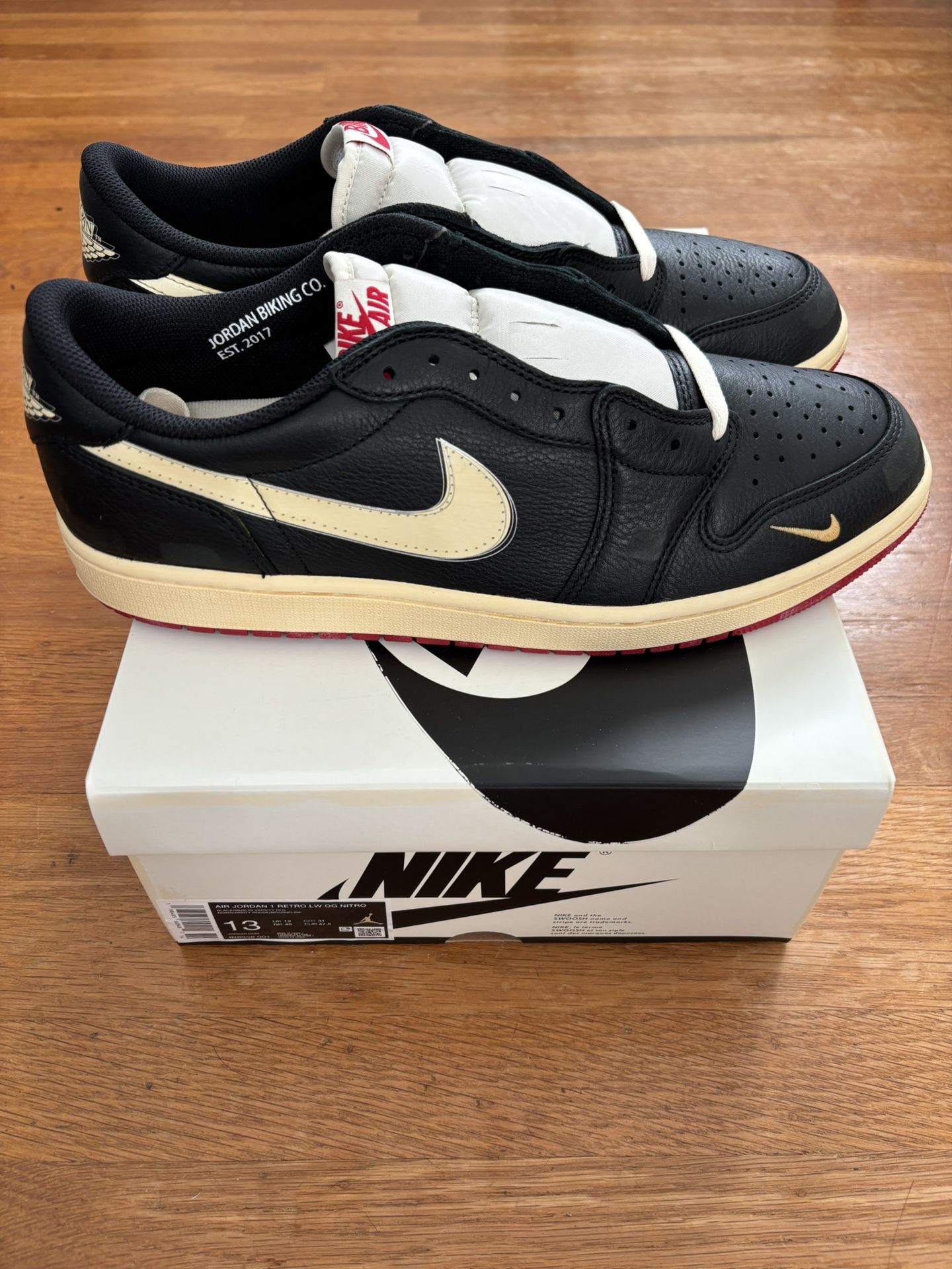 Sz. 13 Jordan 1 Low Nigel Sylvester New