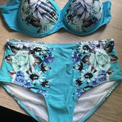 Colorful Bikini swim suit Meduim/ Large