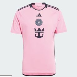 JERSEY TOP SHIRT TOP PINK SMALL INTER MIAMI CF 24/25 HOME JERSEY Slim Fit