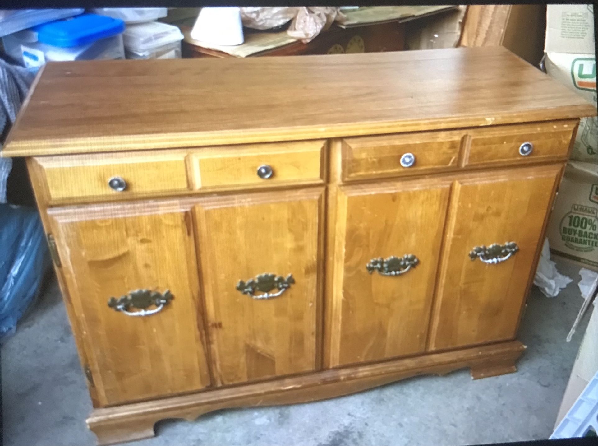 1970s hutch Light Brown