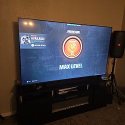 75" Samsung  With Sound Bar And Sub Woofer