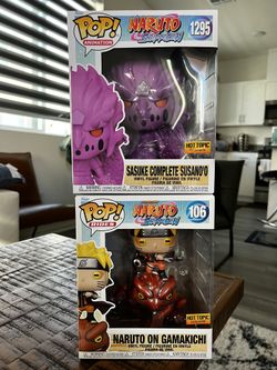 Naruto On Gamakichi Funko Rides And Sasuke Complete Susano’o Funko Pop