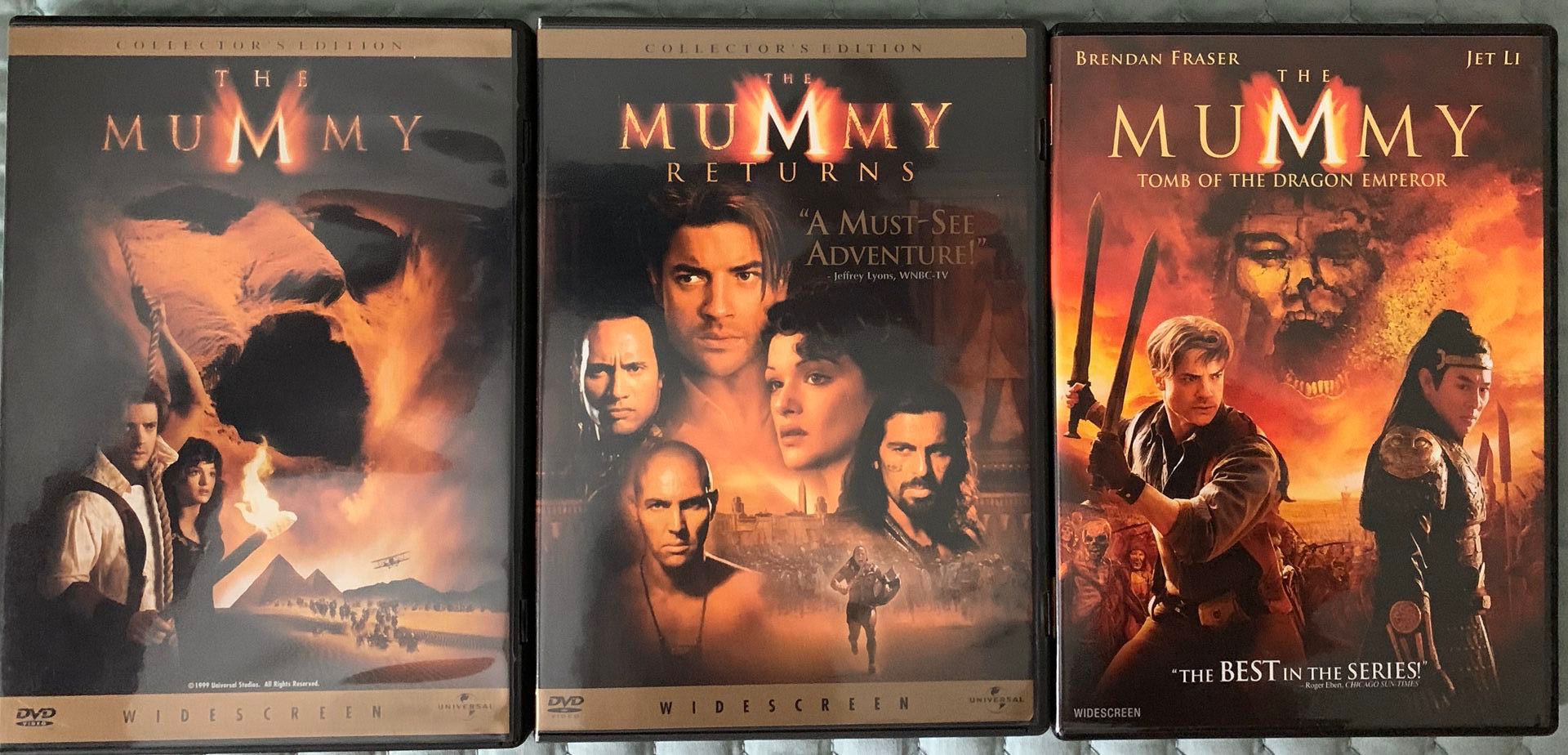 Mummy Trilogy DVD