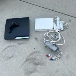 Nintendo WII, And Play Station 3 