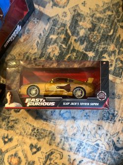Slap jacks Toyota Supra, fast & furious die cast model car