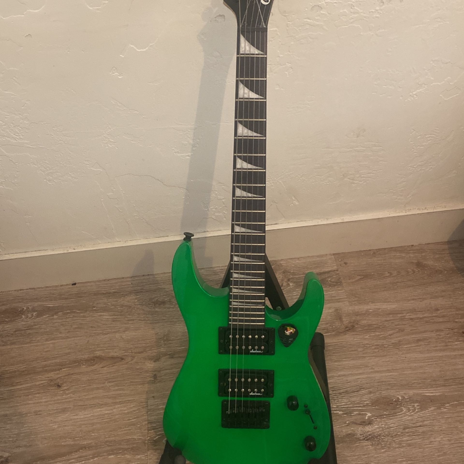 Jackson Electric Guitar With Stand