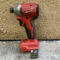 Milwaukee M18 18V Lithium-lon Compact Brushless Cordless 1/4 in. Impact Driver (Tool-Only)