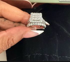 💎 Daniel’s Jewelers Natural Diamond Ring Set | 10K White Gold | Paid $5,500 | Verification Welcome