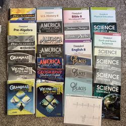 Leftover 8th Grade Abeka Academy Curriculum 