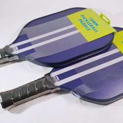 2 x Pickleball Paddles • Graphite, 13mm • Navy Blue, Light Blue • New, Sealed