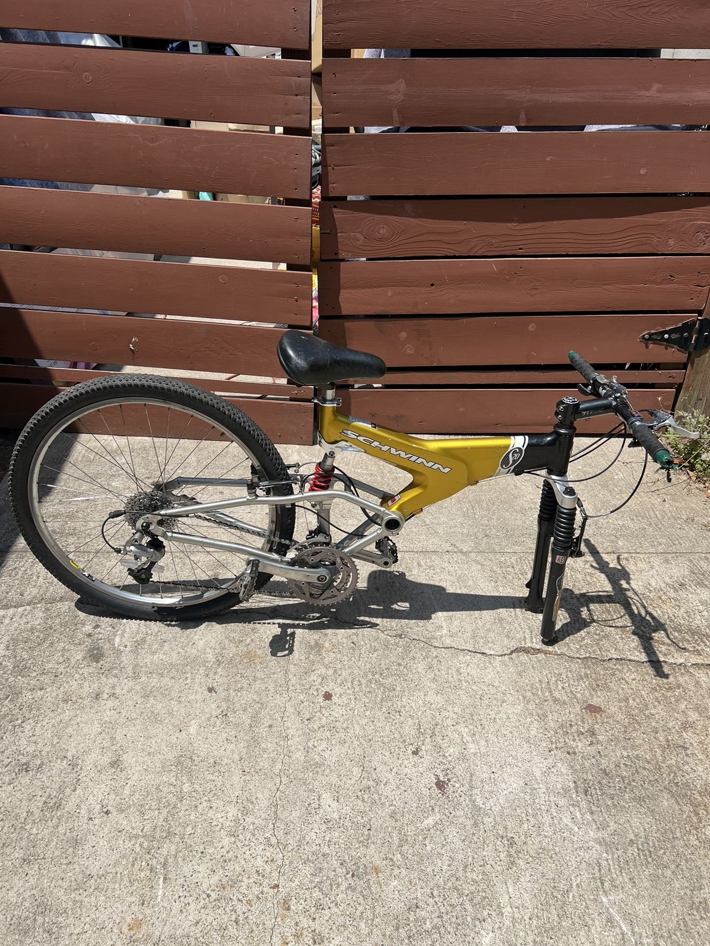 1999 Schwinn S20 Frame Carbon Fiber Mountain Bike