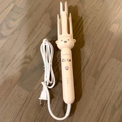 1-Click Auto Curling Iron Wand (Auto Rotating) - Get Big Blowout Waves!