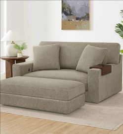 Thomasville Gilroy Fabric Oversized
Storage Chair and Storage Ottoman



🪑 BRAND NEW GILROY OVERSIZED CHAIR