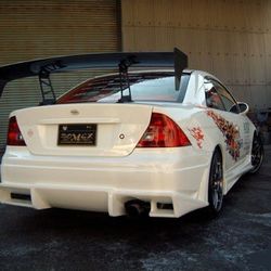 Bumpers HONDA CIVIC BX REAR BUMPER 2001 2002 2003 01 02 03 Bodykit Body Kit Bodykits Body Kits Liquidation Sale 