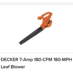 Black and decker leaf blower