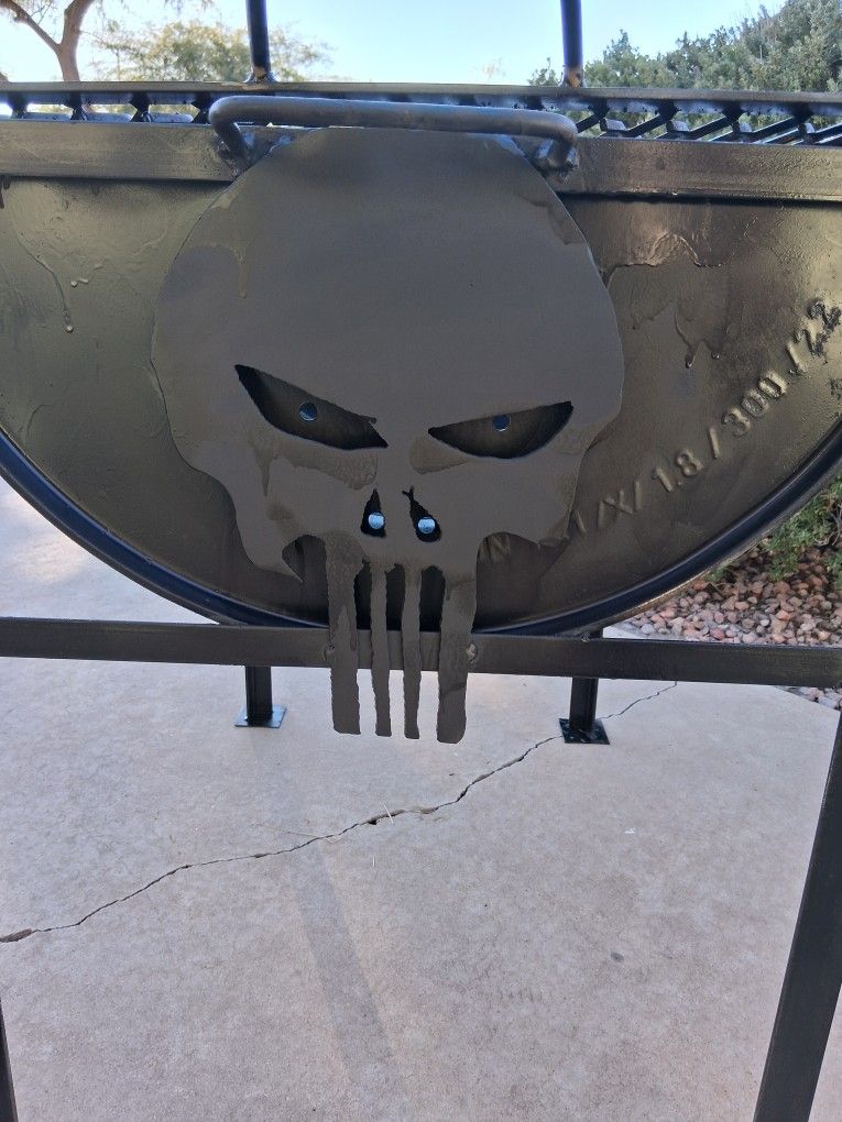 Half 55 Gall Barrel Firepit Work Like Grill