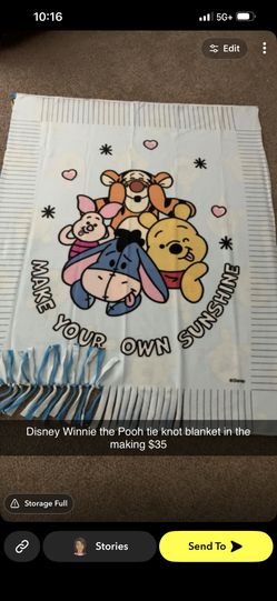 Handmade tie knot blankets