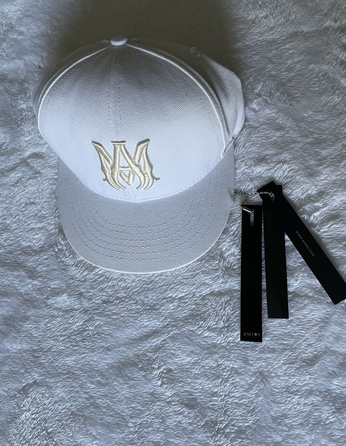 Amiri Runway Collection Fitted Hat ‘White’