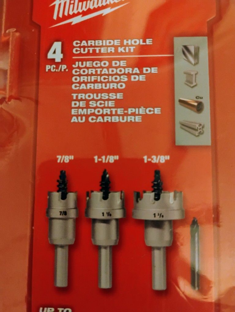 Car ride 4 PC Cutter Kit Milwaukee