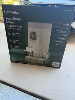 Homedics premium steam sauna NEW
